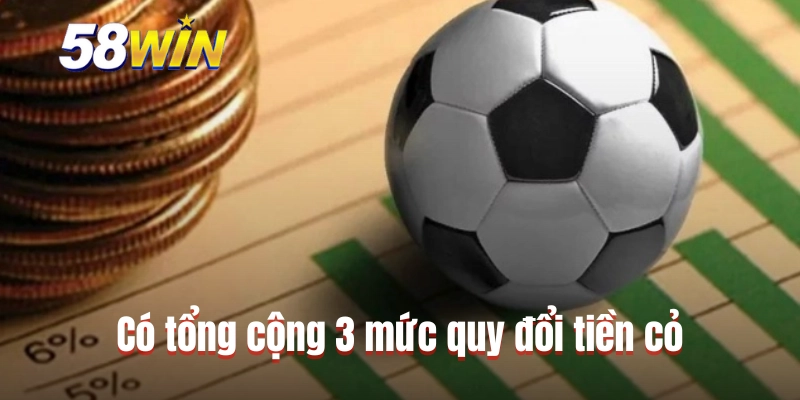 Có tổng cộng 3 mức quy đổi